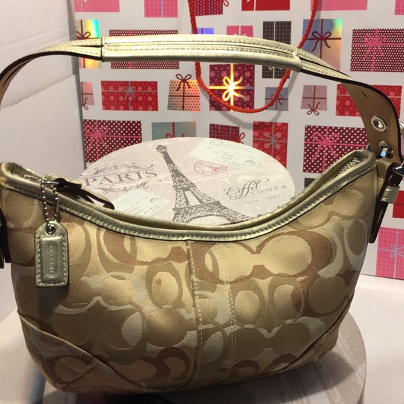 Coach Handbags - NWOT Mini Coach Hobo/ Shoulder Bag